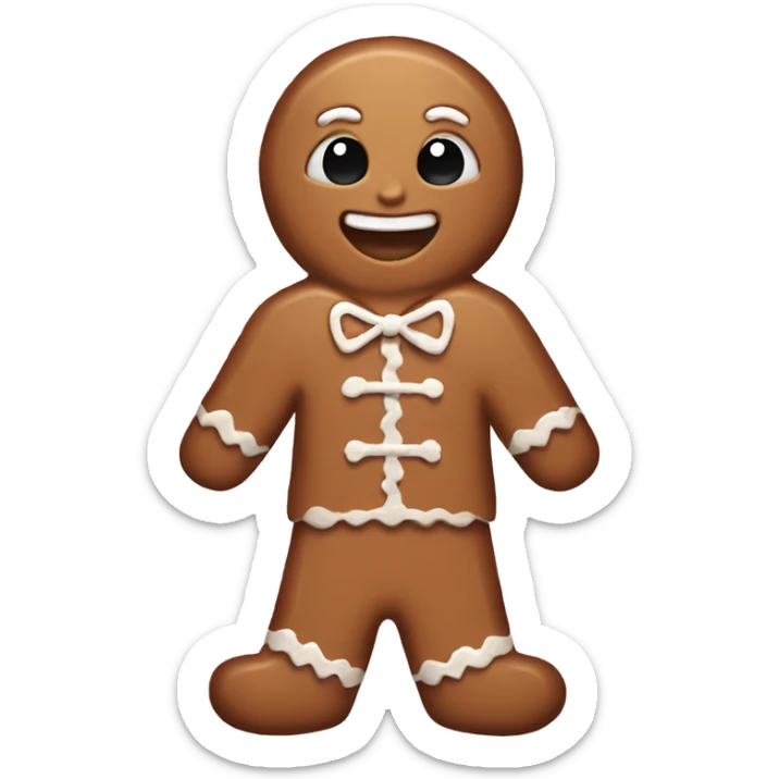 gingerbread sticker