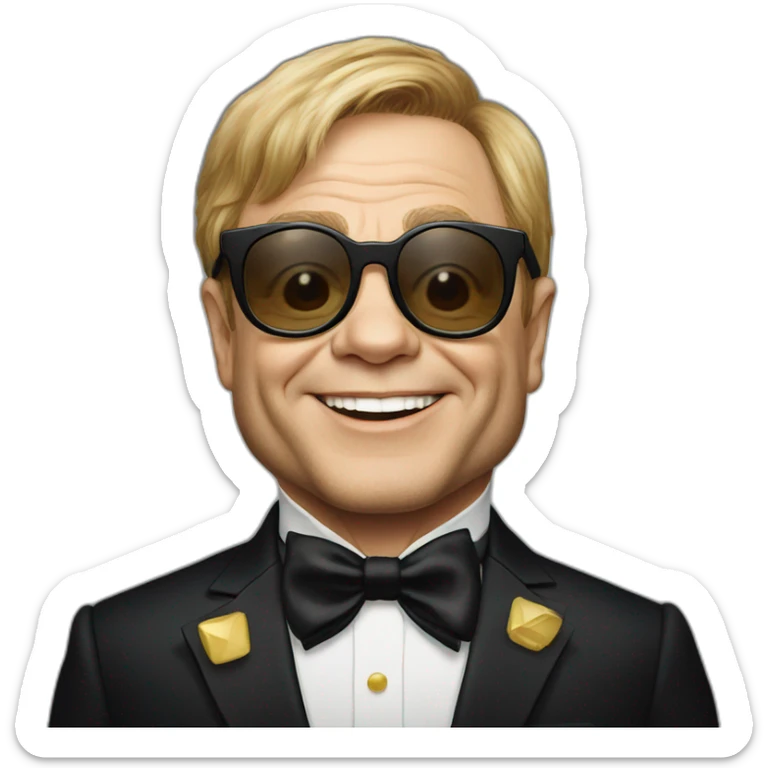 Elton john sticker