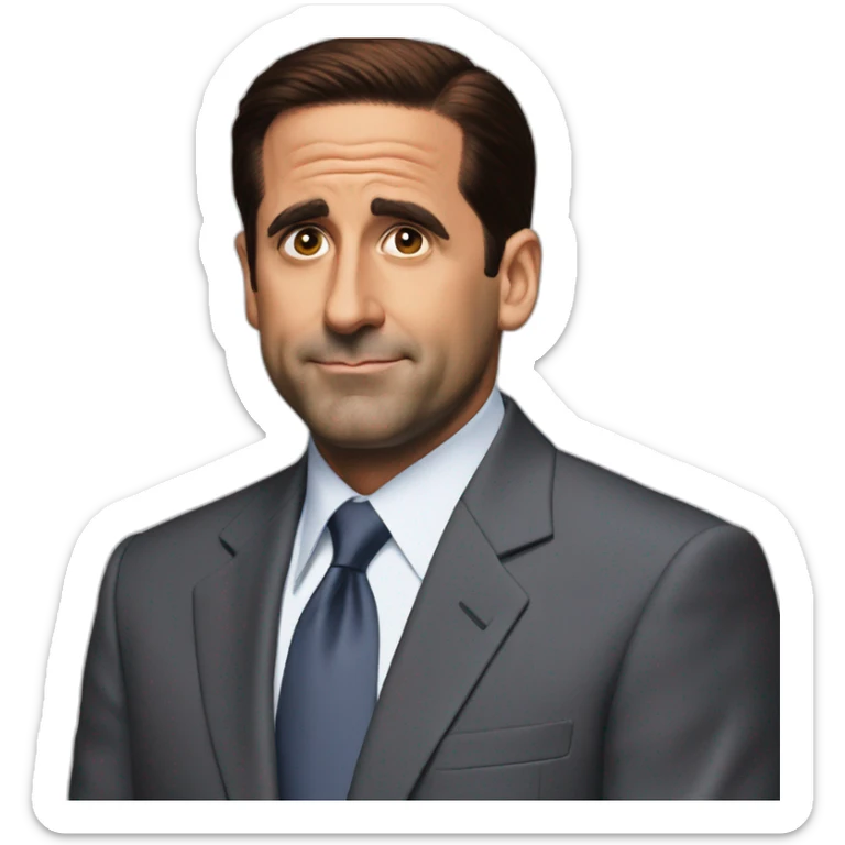 michael scott sticker