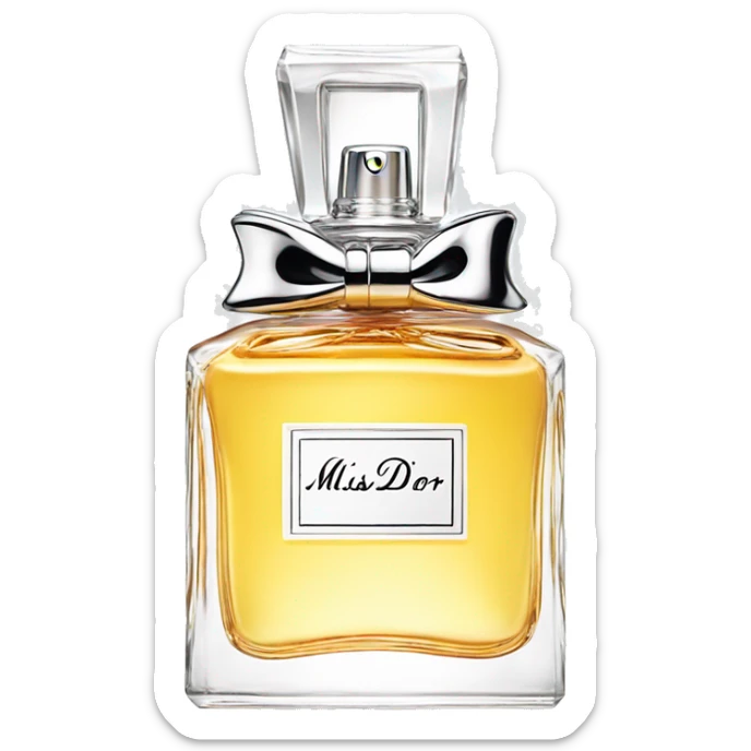 Miss dior perfume sticker