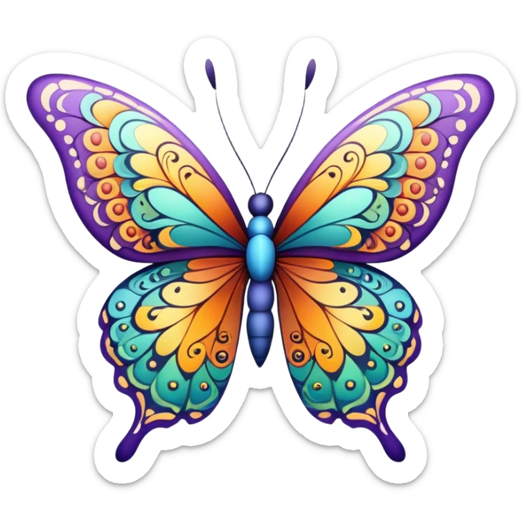 Butterfly  sticker