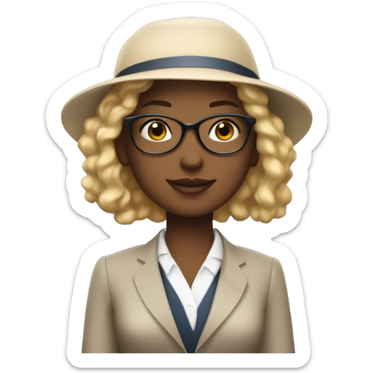 Independent smart woman with rich style who swims and is a tutor with amazing grades that is obsessed with aritzia  sticker