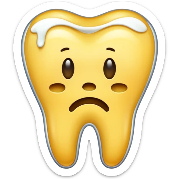 Diente triste sticker