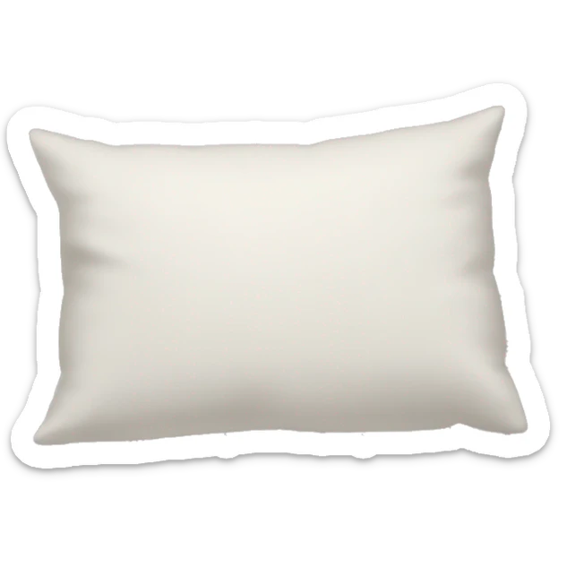 Empty pillow sticker