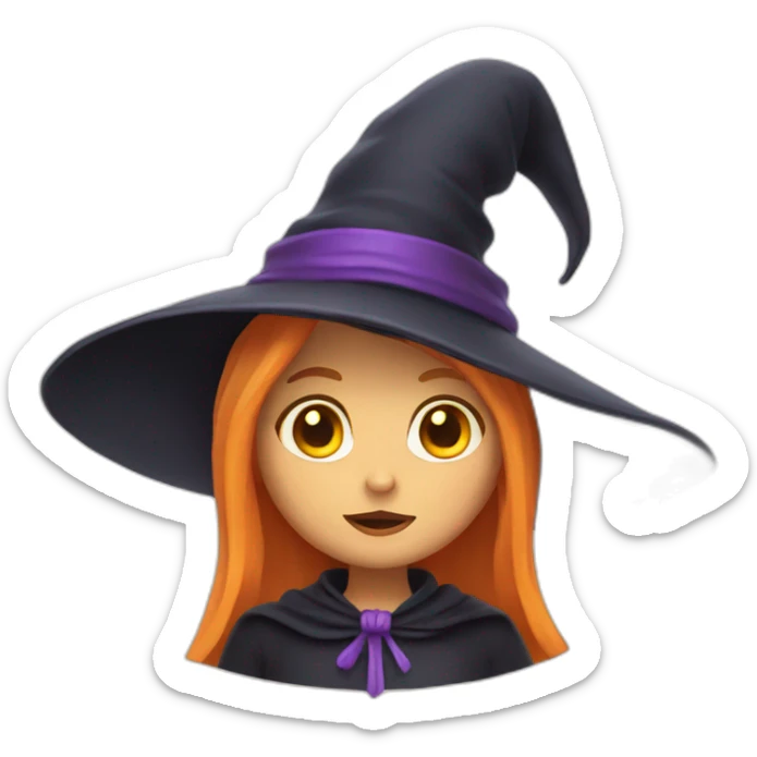 a witch sticker