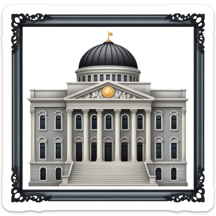 The building of the State sticker