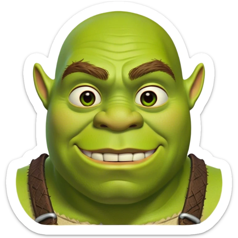 shrek sticker