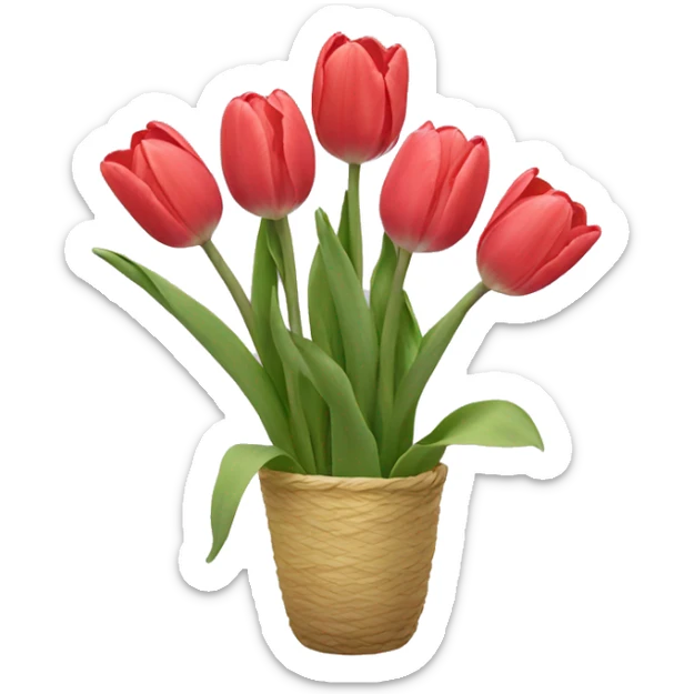 tulips sticker