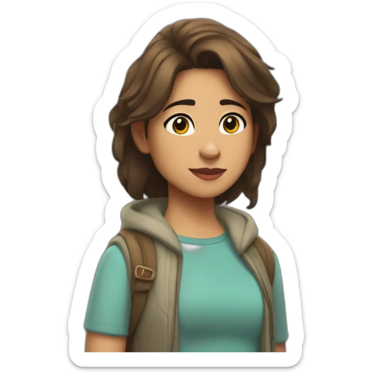 Luz Noceda from the The Owl House, a disney channel show created by Dana Terrace sticker