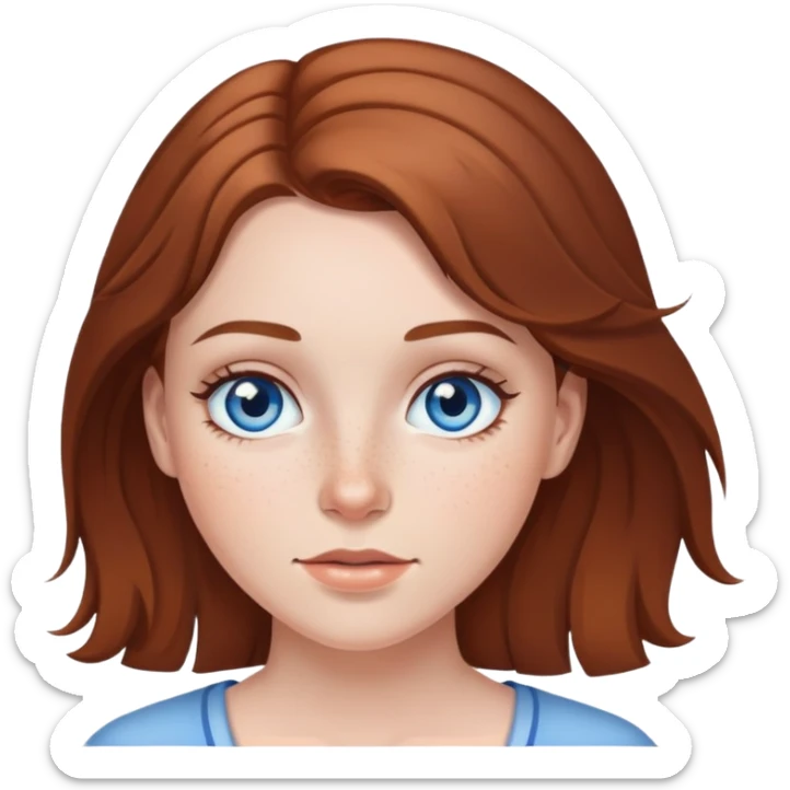 white-girl-with-brown-hair-blue-eyes-freckles sticker