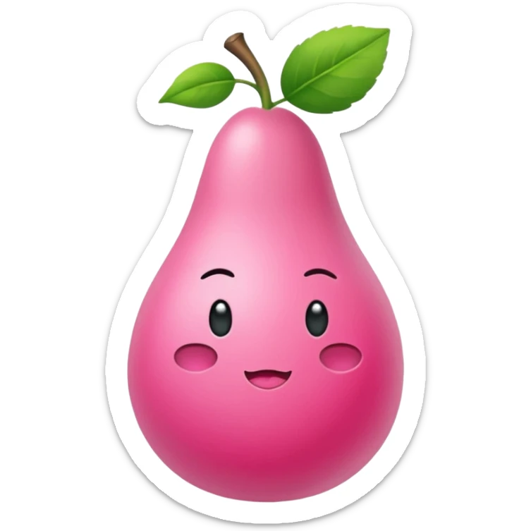 eine birne mit engen kleid sexy und leicht bekleidet pink und auffällig sticker