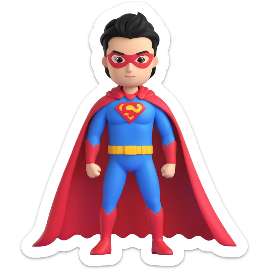 Hair hero sticker