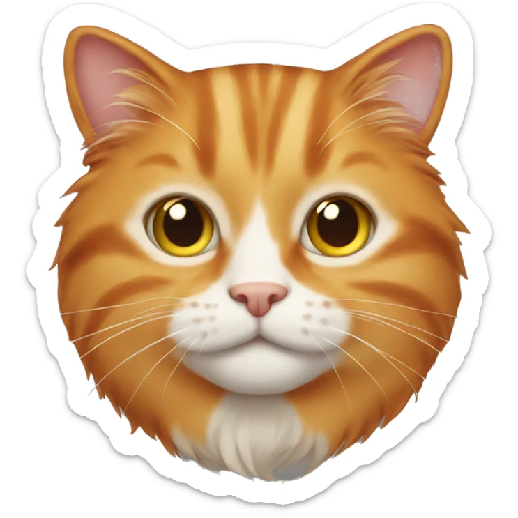 Ginger cat sticker