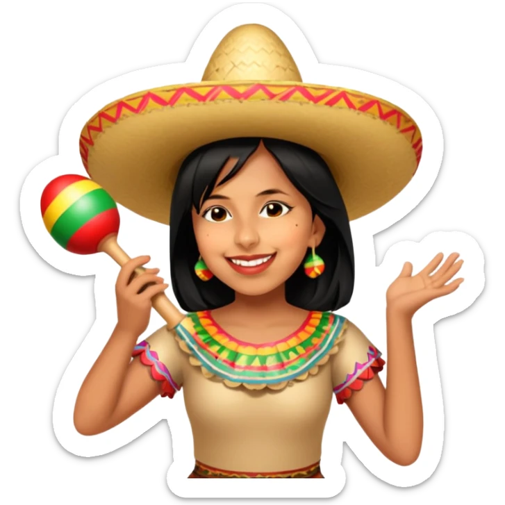 Meraca Musician sticker