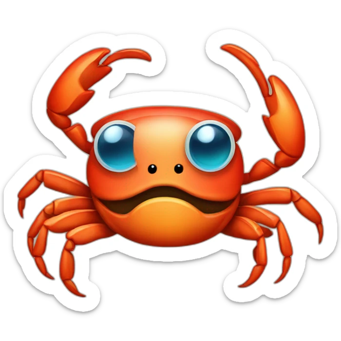 Cool Crab Clip-art sticker