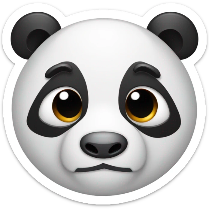 Pandat en colère  sticker