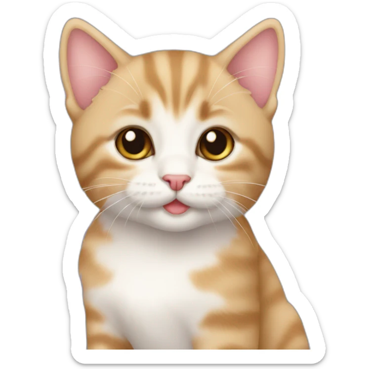 Kitten sticker