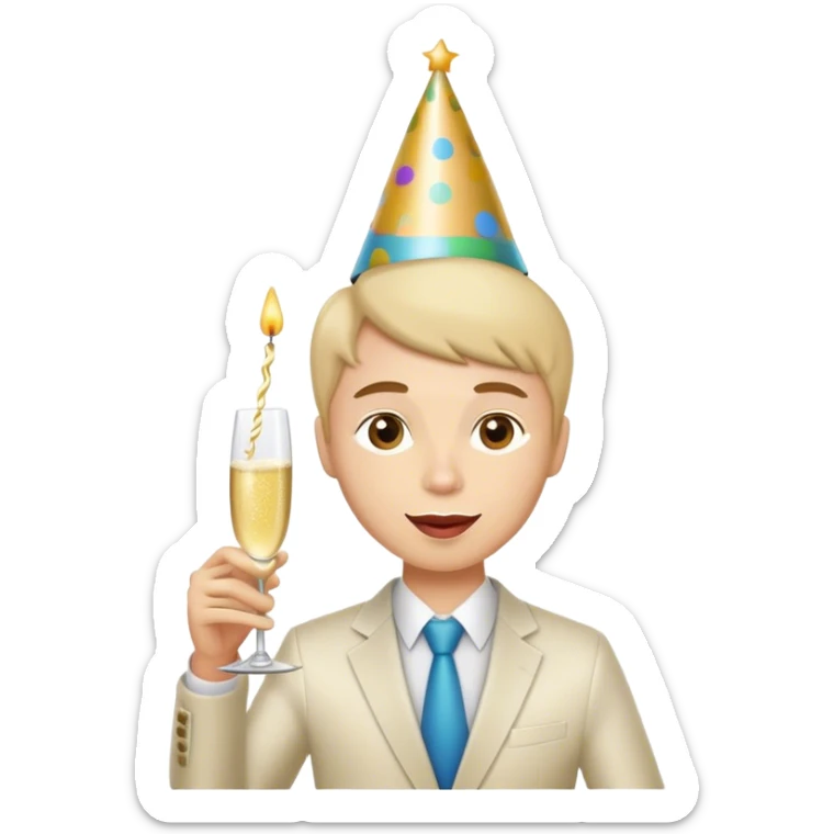 Happy birthday sticker