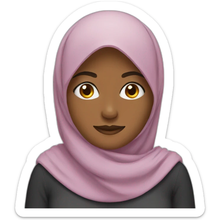 Woman muslim sticker