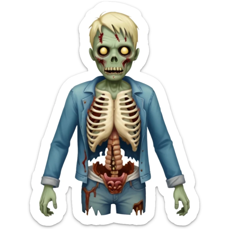 Faça um zumbi sticker