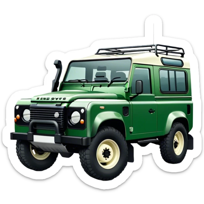 Land Rover Defender - Land Rover (Model Year: 2022) (Iconic colour: Green) sticker