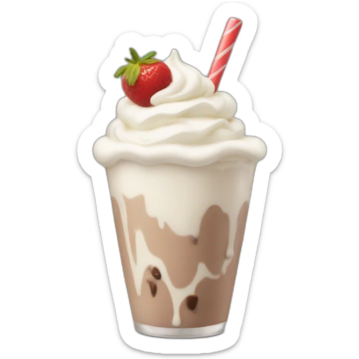 Milkshake sticker