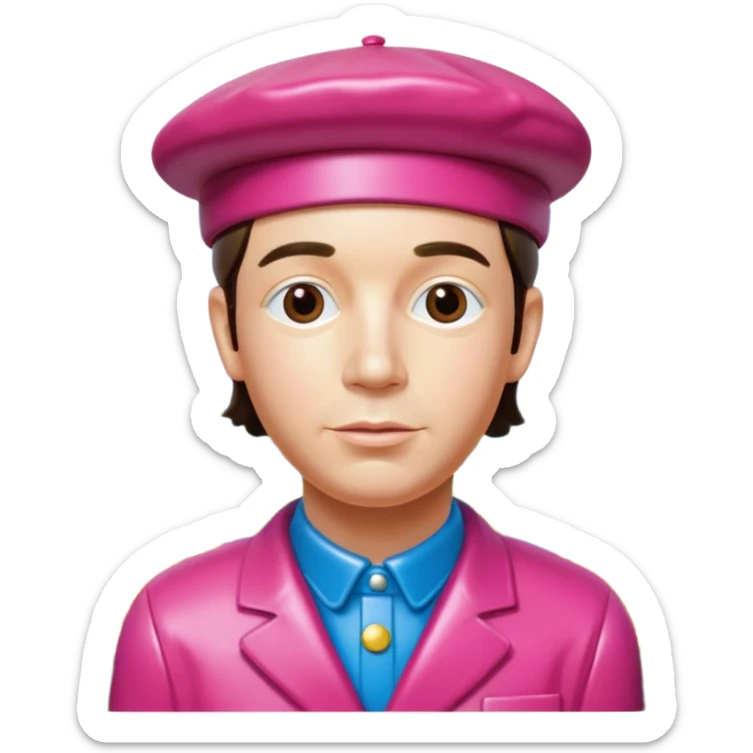  SPAM sausage jeff koons style sculpture art french portrait landscape  sticker