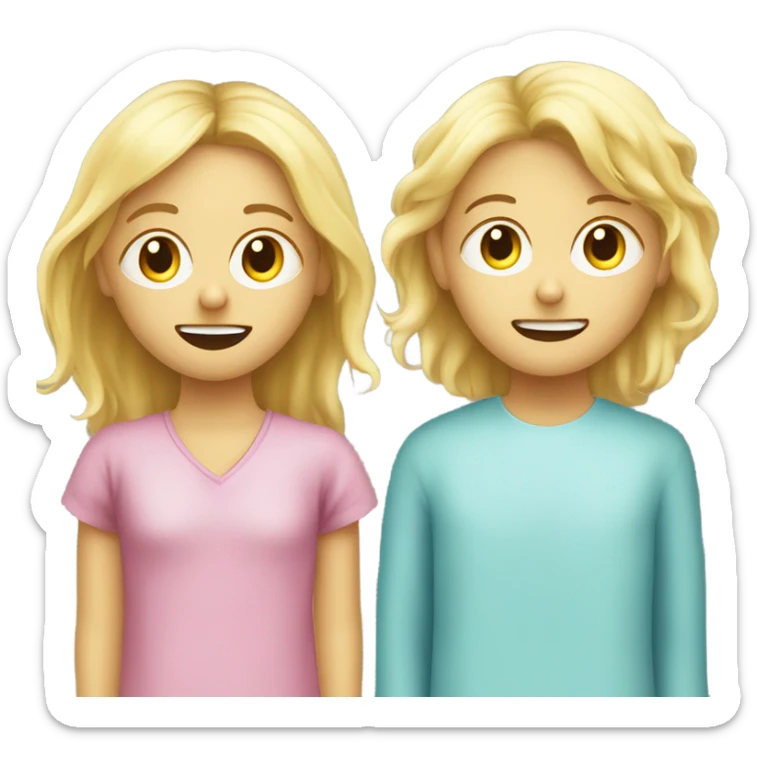 Two blonde children, sick, each in their own bed, wearing covid masks, one Boy, one girl,, at home, get well soon sign with yellow heart sticker