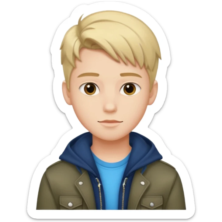 handsome and young teen pinterest boy good at fashion. popular among 'that brat girl' sticker