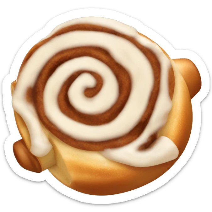 Cinnamon roll sticker