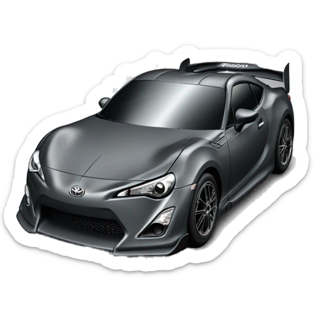 Radio Controlled Toyota 86 Batman’s favorite, shaped like a Formula One race car with exposed tires  sticker