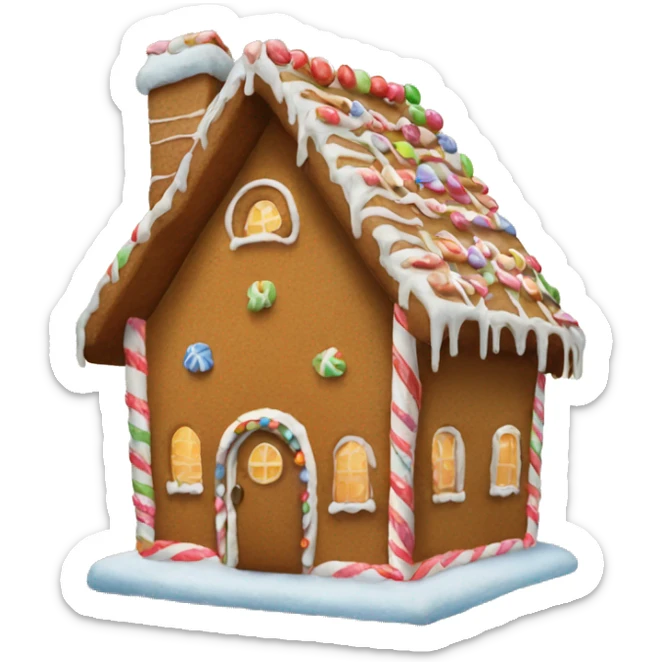 gingerbread house sticker
