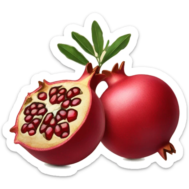 Vintage pomegranate  sticker