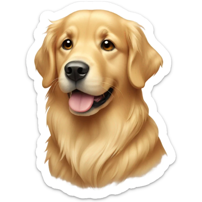 Golden retriever  sticker