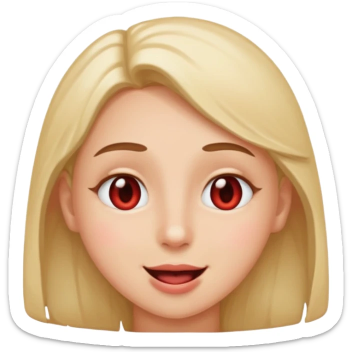 someone who is very happy with heart eyes and saliva drooling from his mouth sticker