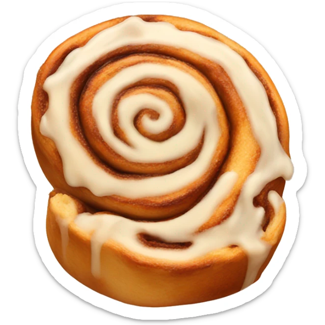 Cinnamon roll sticker