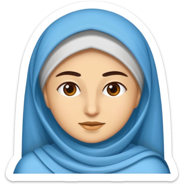 Mavi Yuvarlak içinde beyaz tik beyaz doğru işareti sticker