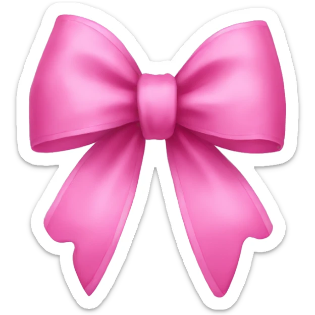 Pink bow  sticker