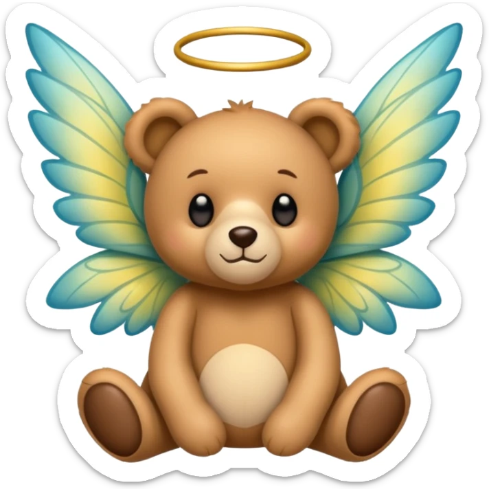 Fairy teddy sticker