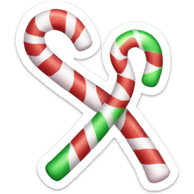 candy cane  sticker