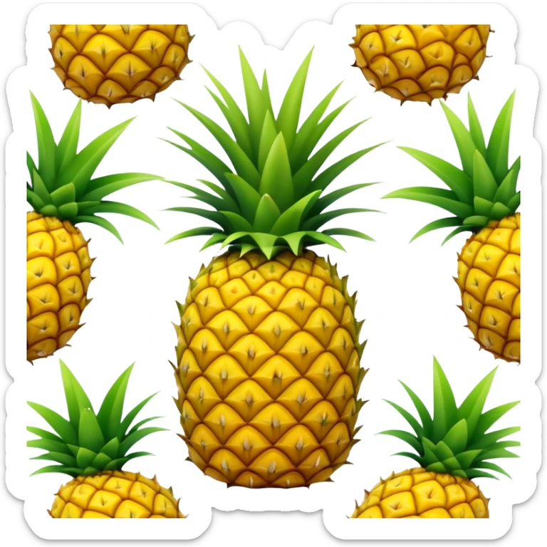Upsidown pineapple  sticker