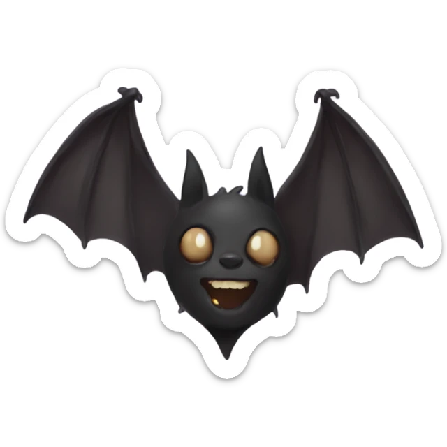 bat aesthetic sticker