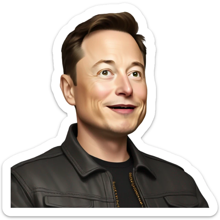Elon Musk sticker
