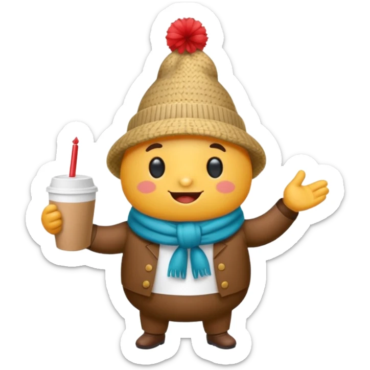 changuito tierno y fiestero en distinntas poses sticker