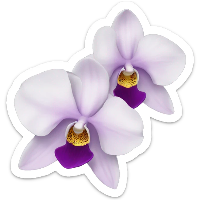 Orchid sticker