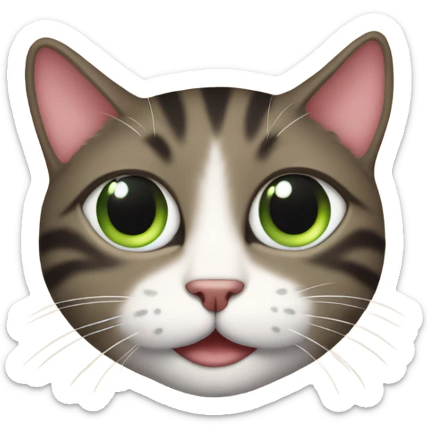 can you make an emoji that shows a heart eye but it is covered with another emoji that is completely different but it still shows? sticker