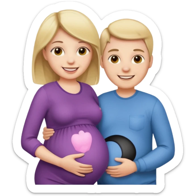 That’s too many ppl pregnant. Her mother is not. Just the couple sticker