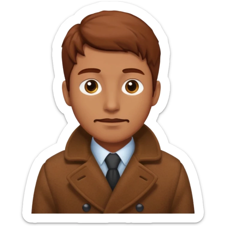 Chestnut man sticker