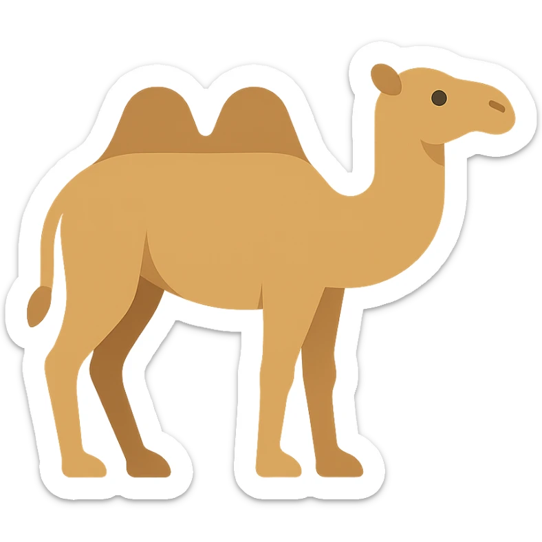 Camel sticker