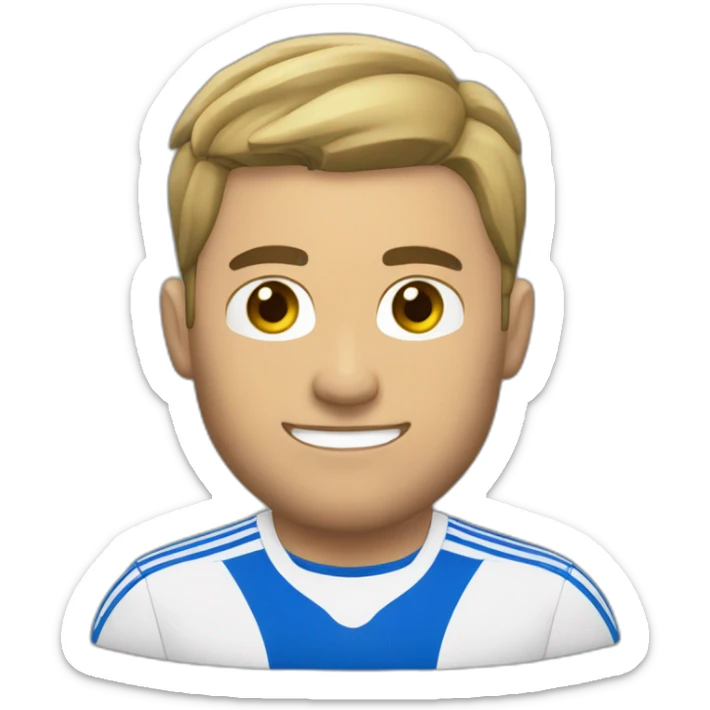 dejo el equipo de futbol porque juego pocos minutos sticker